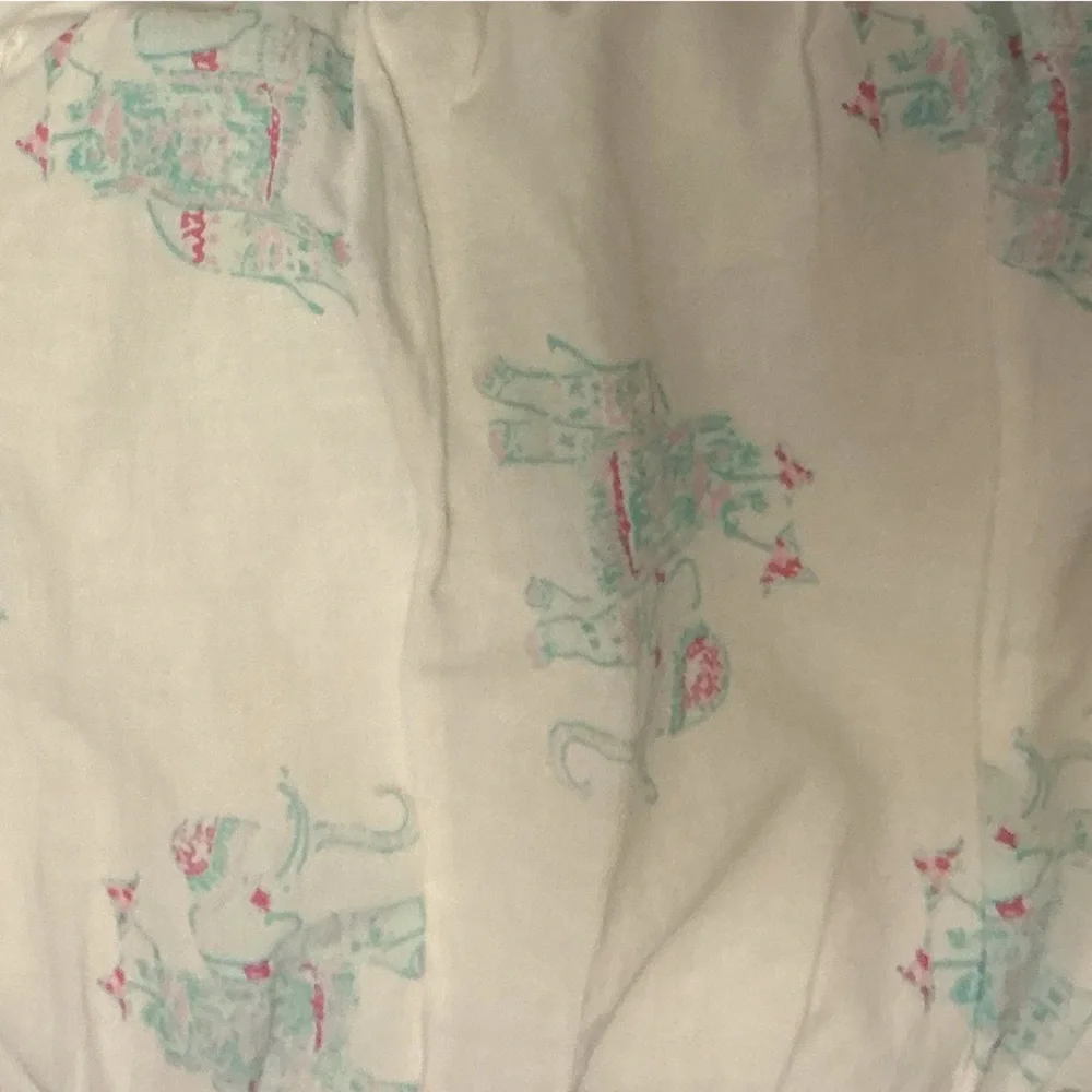 Lily Pulitzer tufted pillow sham